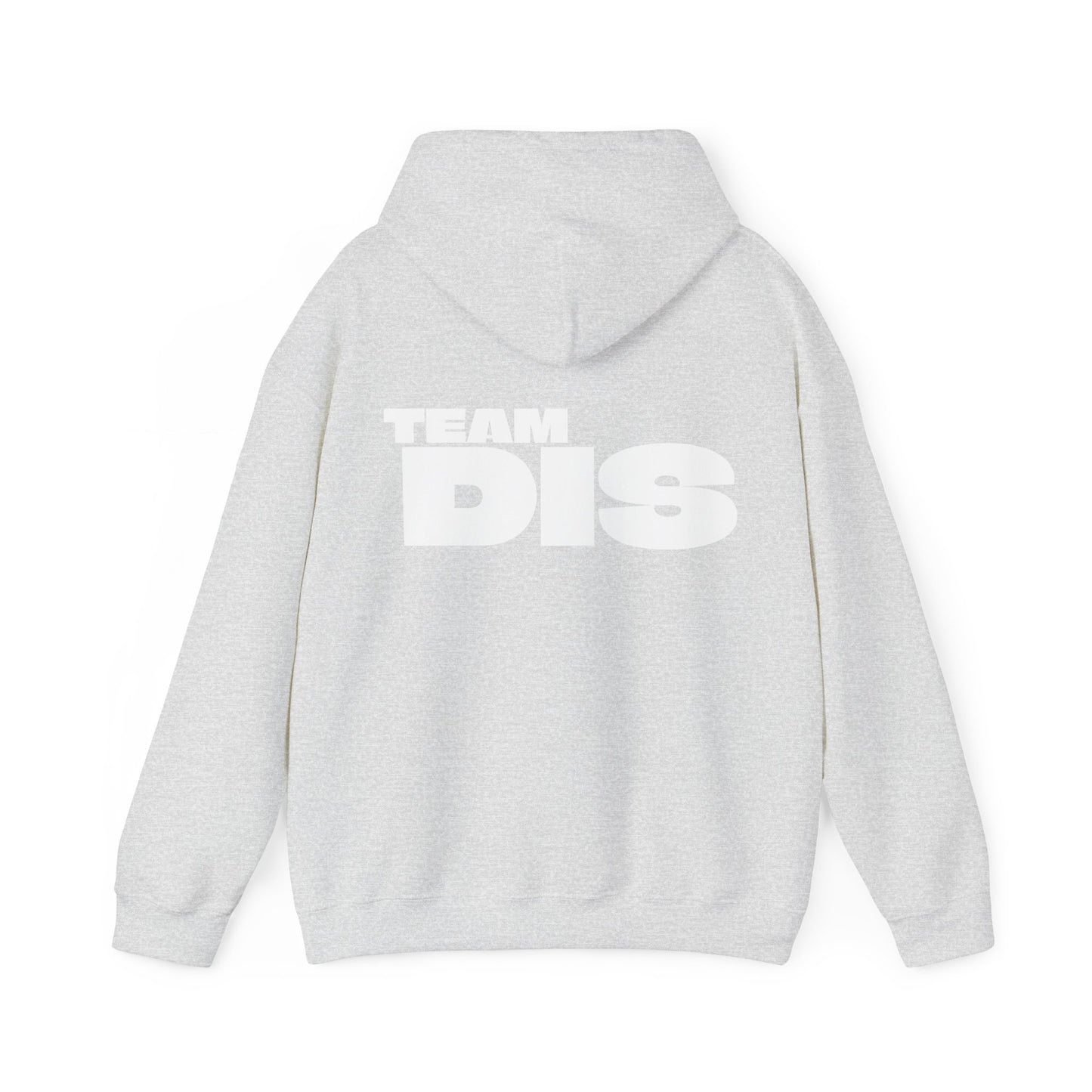 TEAM DIS ON BACK Unisex Heavy Blend™ Hooded Sweatshirt (EU ONLY)