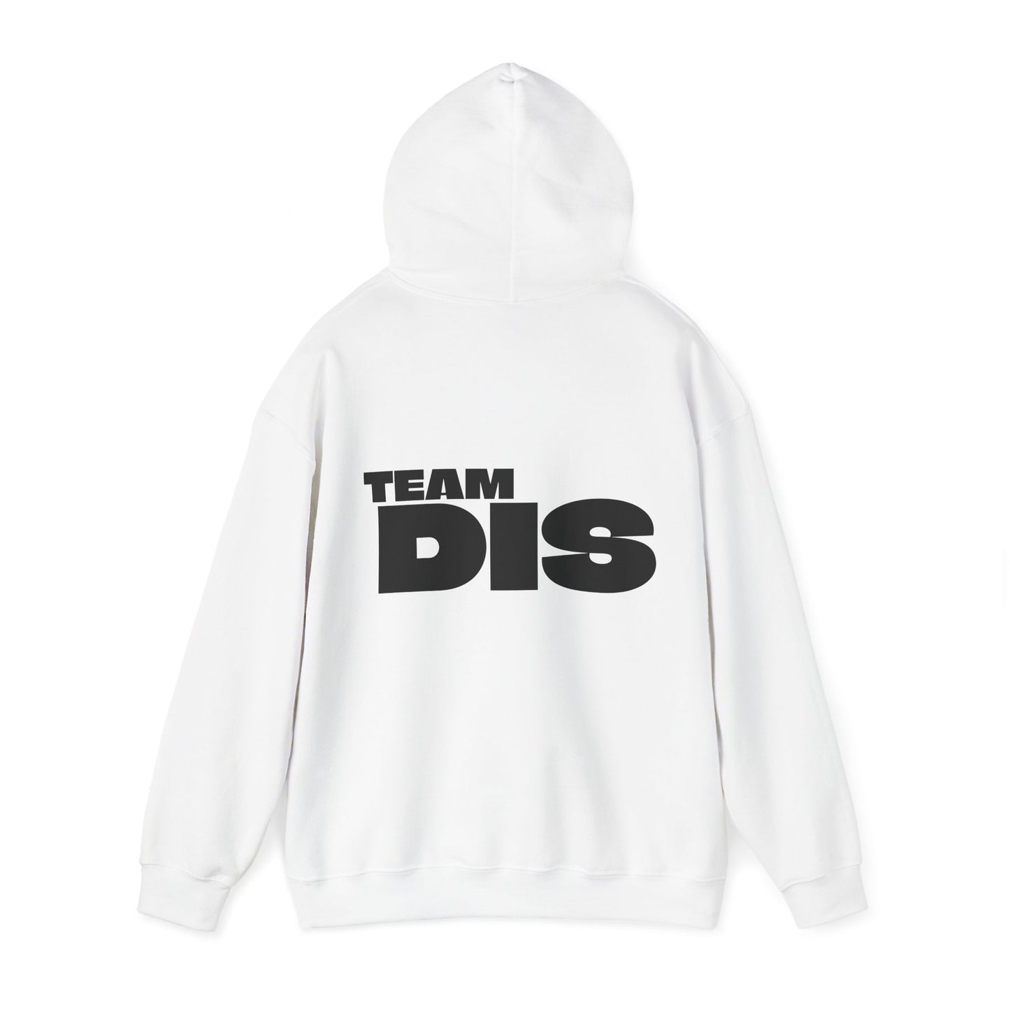 TEAM DIS ON BACK Unisex Heavy Blend™ Hooded Sweatshirt (EU ONLY)