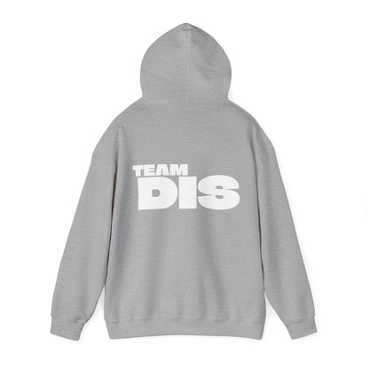 TEAM DIS ON BACK Unisex Heavy Blend™ Hooded Sweatshirt (EU ONLY)