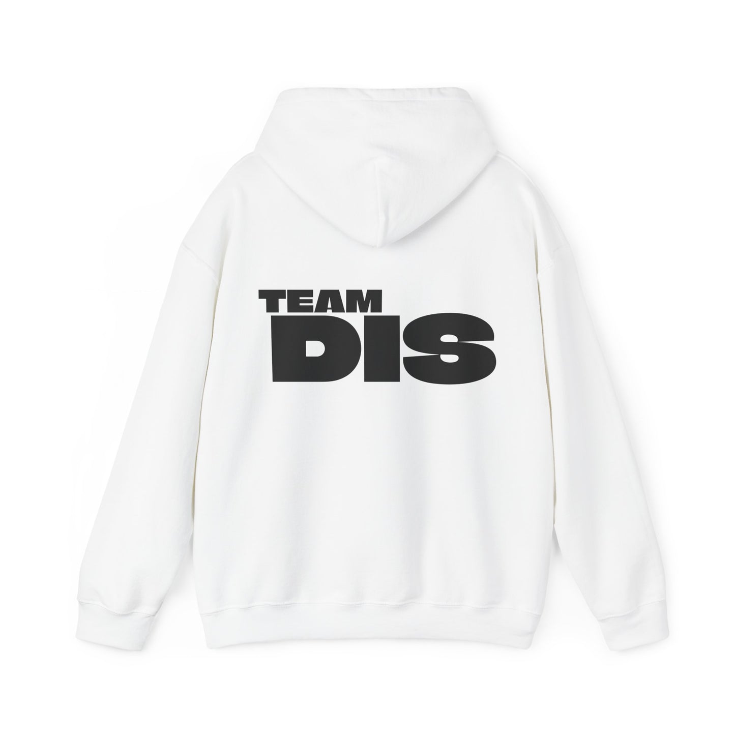 TEAM DIS ON BACK Unisex Heavy Blend™ Hooded Sweatshirt (EU ONLY)