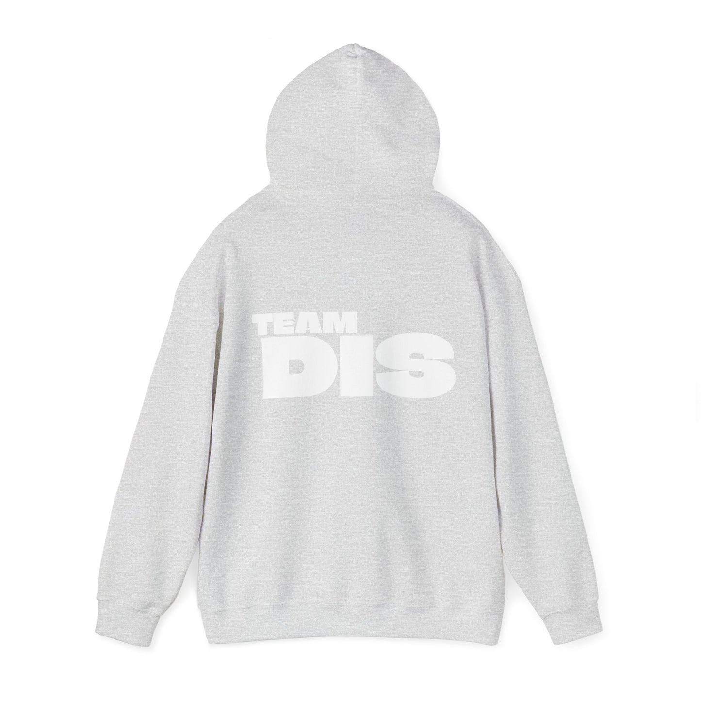 TEAM DIS ON BACK Unisex Heavy Blend™ Hooded Sweatshirt (EU ONLY)