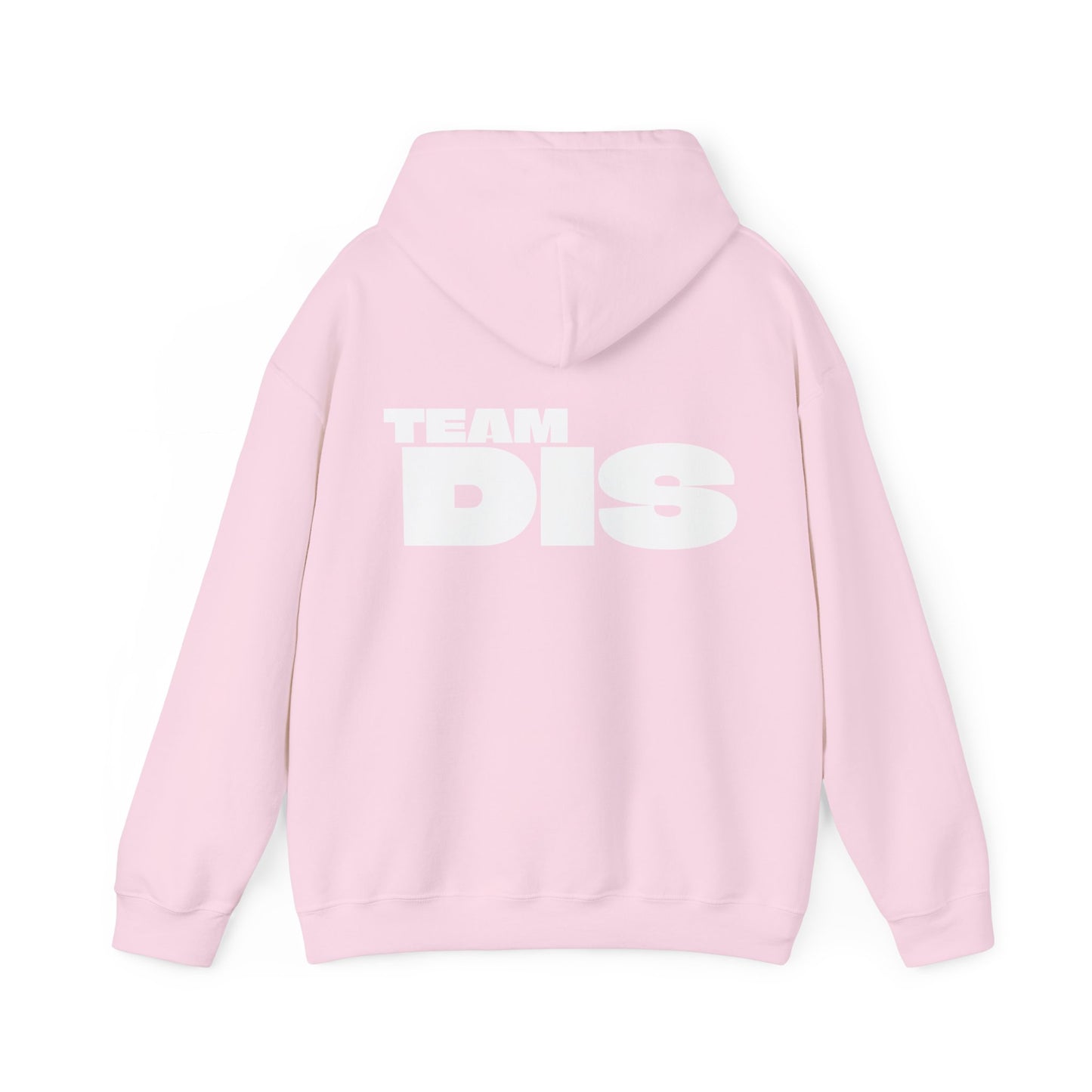 TEAM DIS ON BACK Unisex Heavy Blend™ Hooded Sweatshirt (EU ONLY)