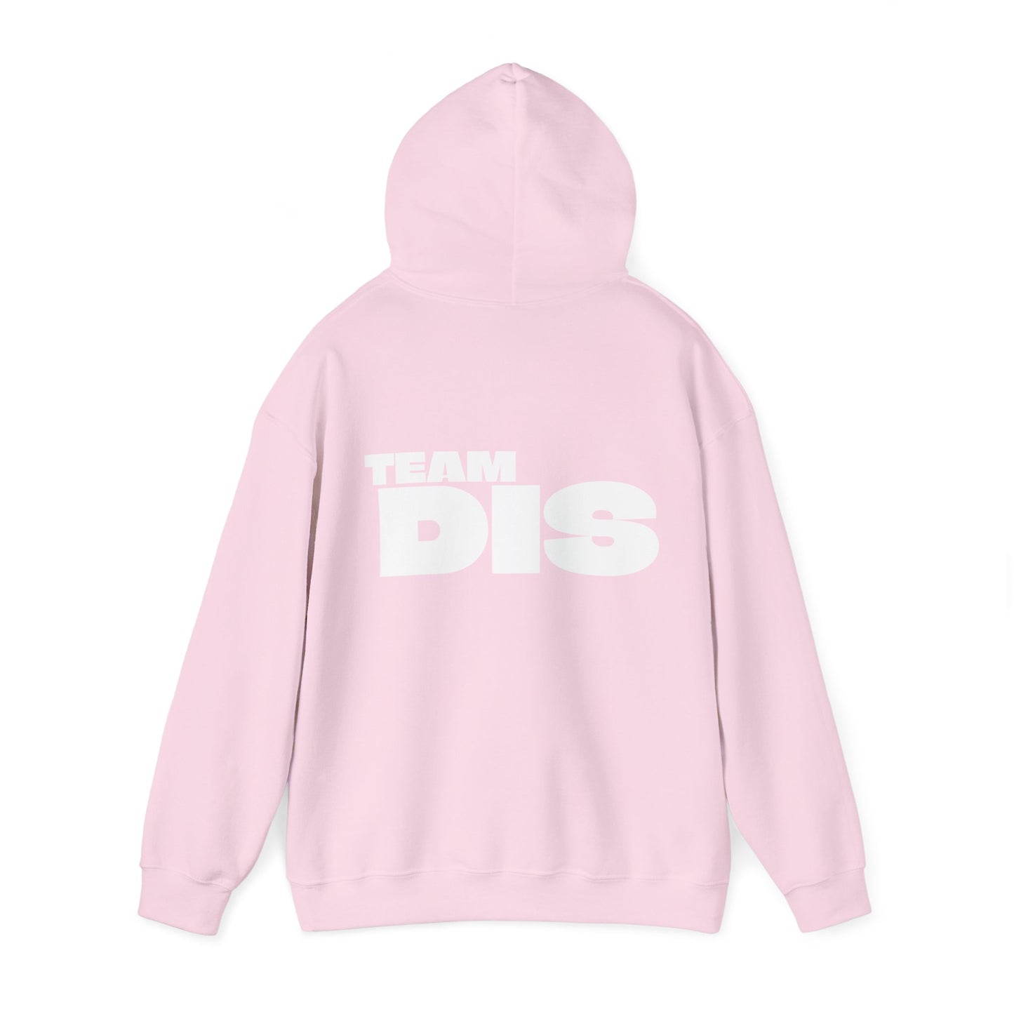 TEAM DIS ON BACK Unisex Heavy Blend™ Hooded Sweatshirt (EU ONLY)