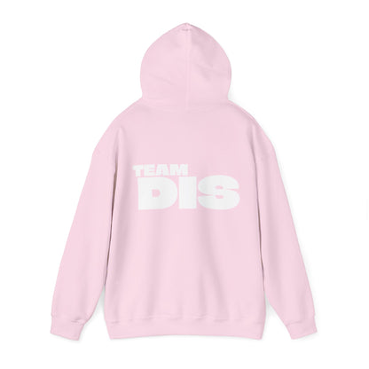 TEAM DIS ON BACK Unisex Heavy Blend™ Hooded Sweatshirt (EU ONLY)