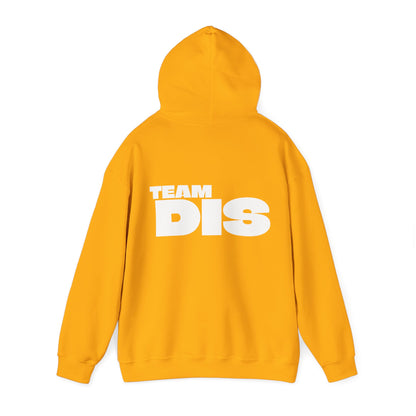 TEAM DIS ON BACK Unisex Heavy Blend™ Hooded Sweatshirt (EU ONLY)