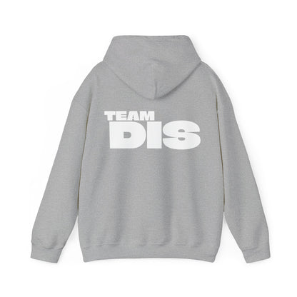 TEAM DIS ON BACK Unisex Heavy Blend™ Hooded Sweatshirt (EU ONLY)