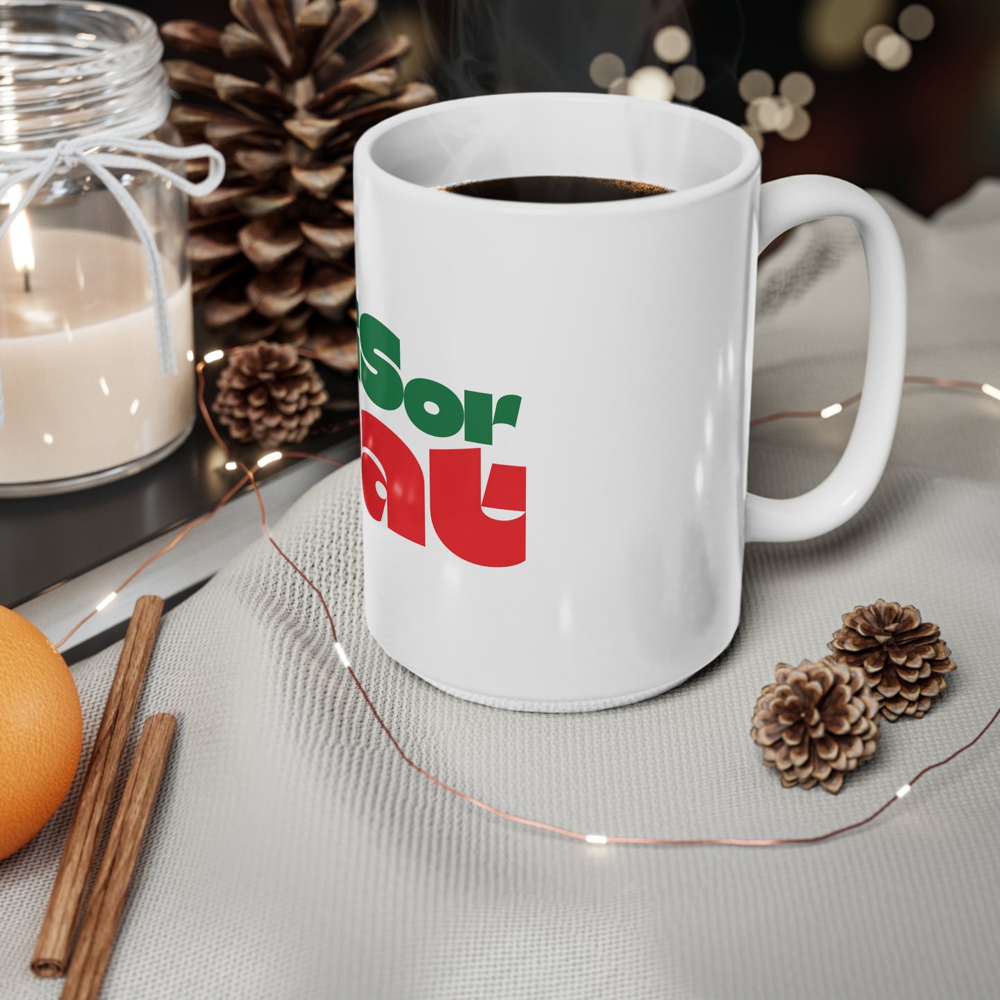 Festive Ceramic Coffee Mug (EU ONLY)