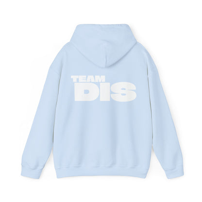 TEAM DIS ON BACK Unisex Heavy Blend™ Hooded Sweatshirt (EU ONLY)